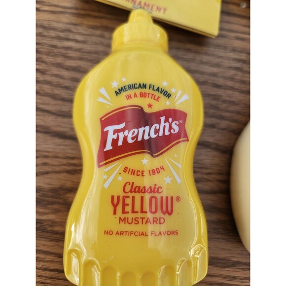 New Hidden Valley Ranch Salad Dressing Bottle ~ Mustard ~ Christmas Ornaments - Picture 4 of 8